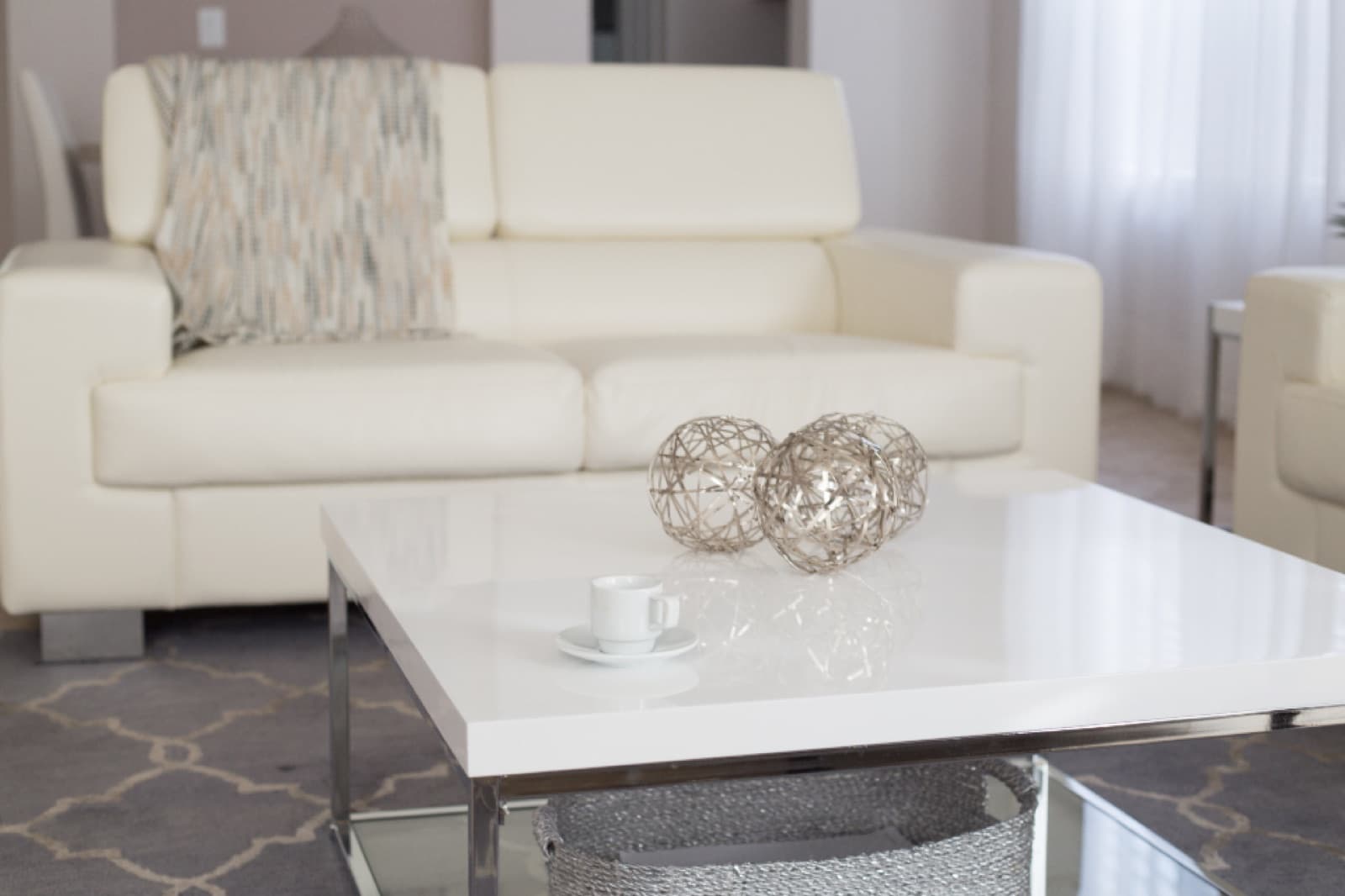 Denby Curved Accent Chair
